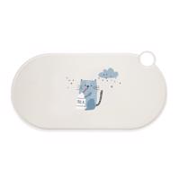 TIAKI Milky Kitty silikónová podložka pod misku  - D 50 x Š 25 cm