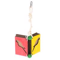 TIAKI trhacia hračka Hanging Book - cca š 18 x v 41 cm