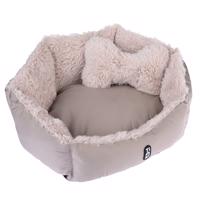 TIAKI útulný pelech Fluffy Bone - D 50 × Š 40 × V 20 cm