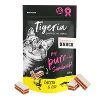 Tigeria Sandwich Snack, 8 x100 g - 20 % zľava - 8 x 100 g