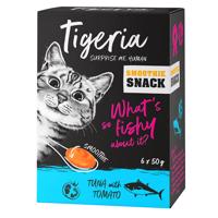 Tigeria Smoothie Snack, 6 x 50 g - 15 % zľava - tuniak s paradajkami