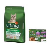 Ultima Cat 10 kg + Sterilized mix II 8 x 85g zdarma! - Urinary Tract 10 kg + Sterilized mix II (kuracie, hovädzie, tuniak, morské ryby) 8 x 85 g