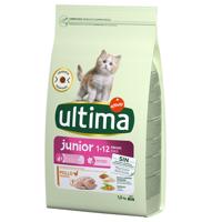 Ultima Cat granule, 2 balenia - 20% zľava - Junior Chicken (2 x 1,5 kg)