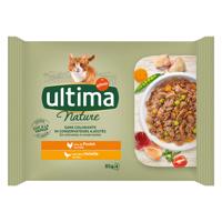 Ultima Cat Nature 4 x 85 g - hydinové