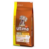 Ultima Dog granuly, 2 balenia - 25 % zľava - Medium / Maxi Adult Chicken & Rice (2 x 18 kg)