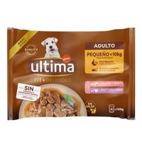 Ultima Fit & Delicious Mini Dog Adult 44 x 100 g - losos a morčacie