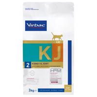 Virbac Veterinary HPM Cat Kidney & Joint Support KJ2 - výhodné balenie: 2 x 3 kg