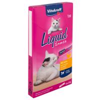 Vitakraft Cat Liquid-snack s kuraťom + taurín - 24 x 15 g