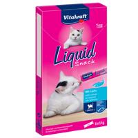 Vitakraft Cat Liquid-snack s lososom + omega-3 - 24 x 15 g