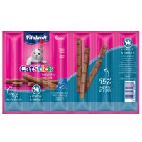 Vitakraft Cat Stick Healthy - platesa & omega 3 (12 x 6 g)