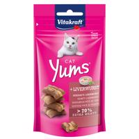 Vitakraft Cat Yums maškrty pre mačky - jaternica (3 x 40 g)