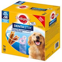 Výhodné balenie! 168 x Pedigree DentaStix Daily Dental Care / Fresh - pre veľké psy (>25 kg)