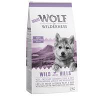 Výhodné balenie 2 x 12 kg Wolf of Wilderness - Junior - Wild Hills - kačacie