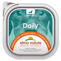 Výhodné balenie Almo Nature Daily 18 × 300 g - teľacie a mrkva