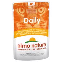 Výhodné balenie Almo Nature Daily Menu 12 x 70 g - Kuracie a losos