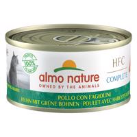 Výhodné balenie Almo Nature HFC Complete 24 x 70 g - kuracie so zelenými fazuľkami