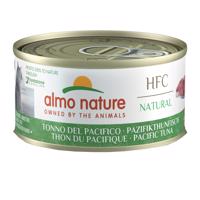 Výhodné balenie Almo Nature HFC Natural 12 x 70 g - pacifický tuniak