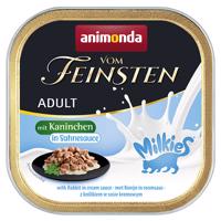 Výhodné balenie animonda Vom Feinsten Adult Milkies v omáčke 32 x 100 g - králičie v smotanovej omáčke