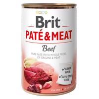 Výhodné balenie Brit Paté & Meat 12 x 400 g - hovädzie