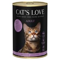 Výhodné balenie Cat's Love 12 x 400 g - ryby a kuracie