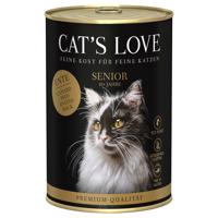 Výhodné balenie Cat's Love 12 x 400 g - senior kačacie