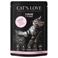 Výhodné balenie Cat's Love 24 x 85 g - junior kuracie