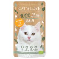 Výhodné balenie Cat's Love Bio 12 x 100 g - kuracie