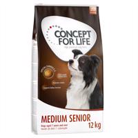 Výhodné balenie Concept for Life 2 x veľké balenie - Medium Senior (2 x 12 kg)