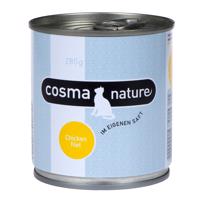 Výhodné balenie Cosma Nature 12 x 280 g - kuracie filety