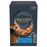 Výhodné balenie Encore Cat Gravy Pouch Mix 20 x 50 g - rybí výber (3 druhy)