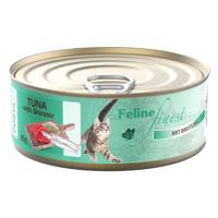 Výhodné balenie Feline Finest 24 x 85 g - tuniak s karasom