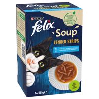 Výhodné balenie FELIX Soup Filet 12 x 48 g - lahodný výber z rýb