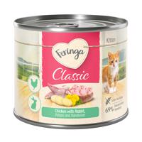 Výhodné balenie Feringa Kitten 12 x 200 g - kuracie a králik