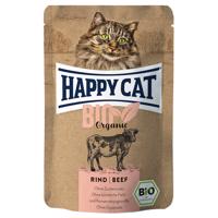 Výhodné balenie Happy Cat Bio kapsičky 12 x 85 g - bio-hovädzie