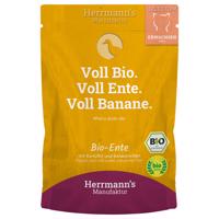 Výhodné balenie Herrmann's bio Selection 40 × 100 g - bio kačacie s bio zemiakmi a bio banánovými čipsami