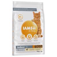 Výhodné balenie IAMS 2 x veľké balenie - Vitality Cat Adult Indoor chicken - 2 x 10 kg