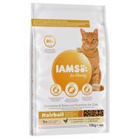 Výhodné balenie IAMS 2 x veľké balenie - Vitality Hairball Adult Chicken - 2 x 10 kg