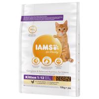 Výhodné balenie IAMS 2 x veľké balenie - Vitality Kitten Fresh Chicken - 2 x 10 kg