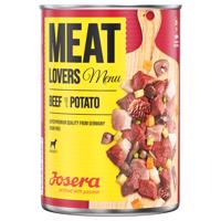 Výhodné balenie Josera Meatlovers Menu 12 x 800 g - hovädzie so zemiakmi