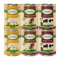 Výhodné balenie Lukullus Adult 24 x  400 g - mix (3 druhy)