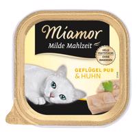 Výhodné balenie Miamor Milde Mahlzeit 32 x 100 g - hydinové a kuracie