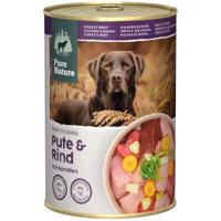 Výhodné balenie Pure Nature Adult 12 x 400 g - morčacie a hovädzie