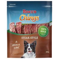 Výhodné balenie Rocco Chings Steak Style - kačacie 12 x 200 g