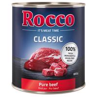 Výhodné balenie Rocco Classic 24 x 800 g - čisté hovädzie