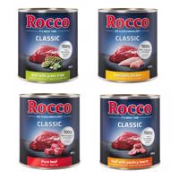 Výhodné balenie Rocco Classic 24 x 800 g - hovädzie - mix 1