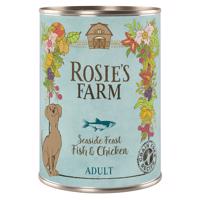 Výhodné balenie Rosie's Farm Adult 24 x 400 g  - ryby a kuracie