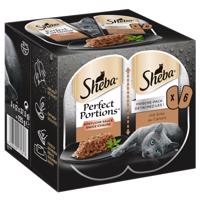 Výhodné balenie Sheba Perfect Portions 48 x 37,5 g - Lahodná omáčka: kačacie