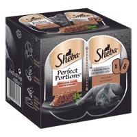 Výhodné balenie Sheba Perfect Portions 48 x 37,5 g - omáčka s kačacím