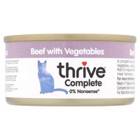 Výhodné balenie Thrive Complete 24 x 75 g - Hovädzie mäso so zeleninou