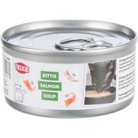 Výhodné balenie Trixie Kittis Soup 8 x 80 g - Kuracie mäso a losos